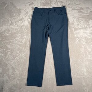 Travis Mathew Men's Pants Open To Close Golf Performance Casual 34 Blue